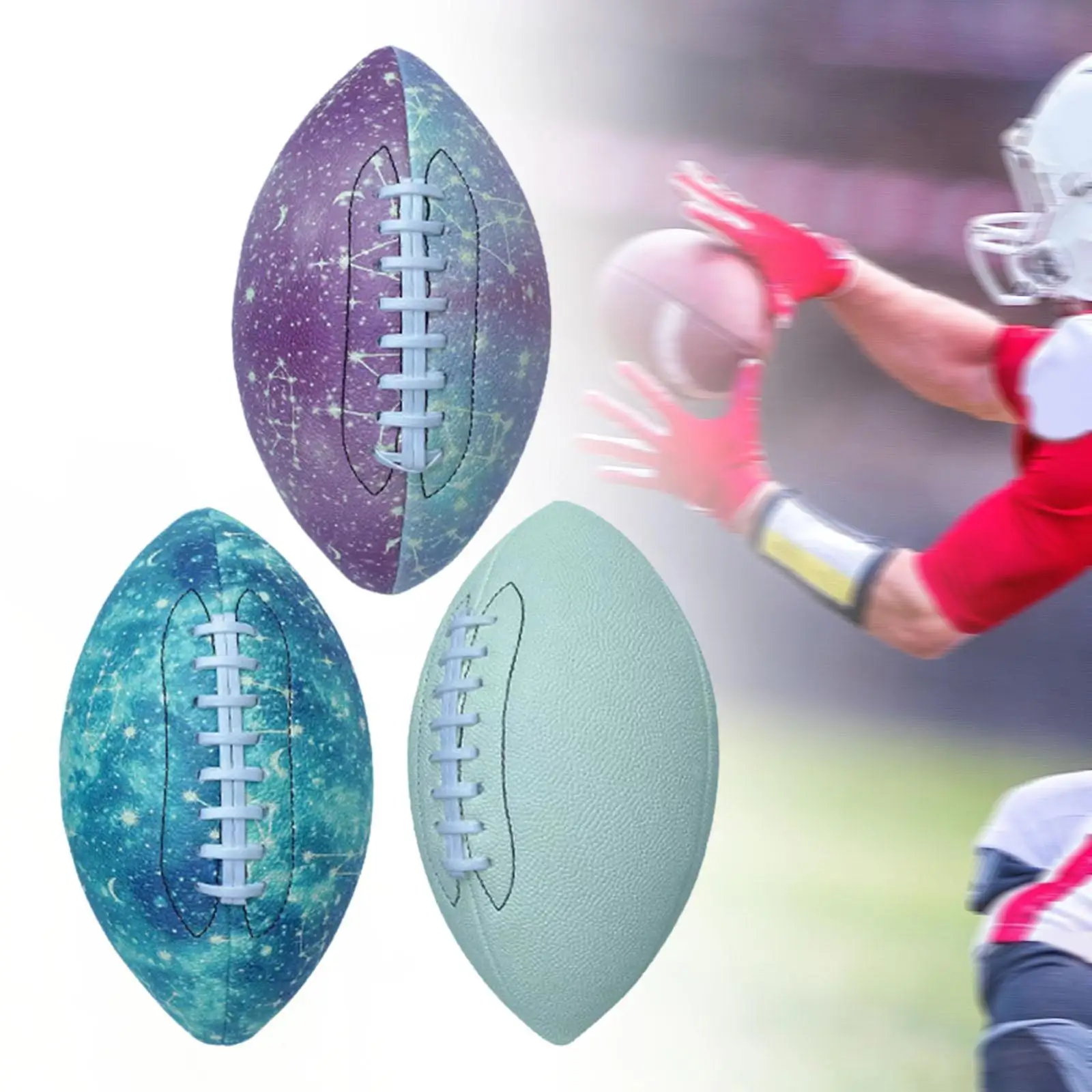 Football Ball Size 9 Portable Water Football for Sports Competition Indoor