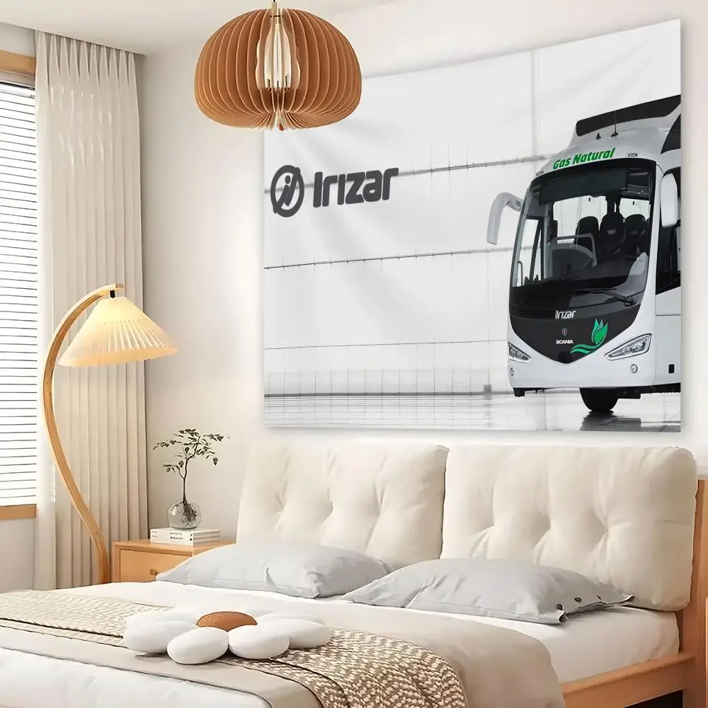 I-Irizars Tapestry Custom Living Bedroom Party Dormitory Interior Wall Bohemian Decoration Attached Clip