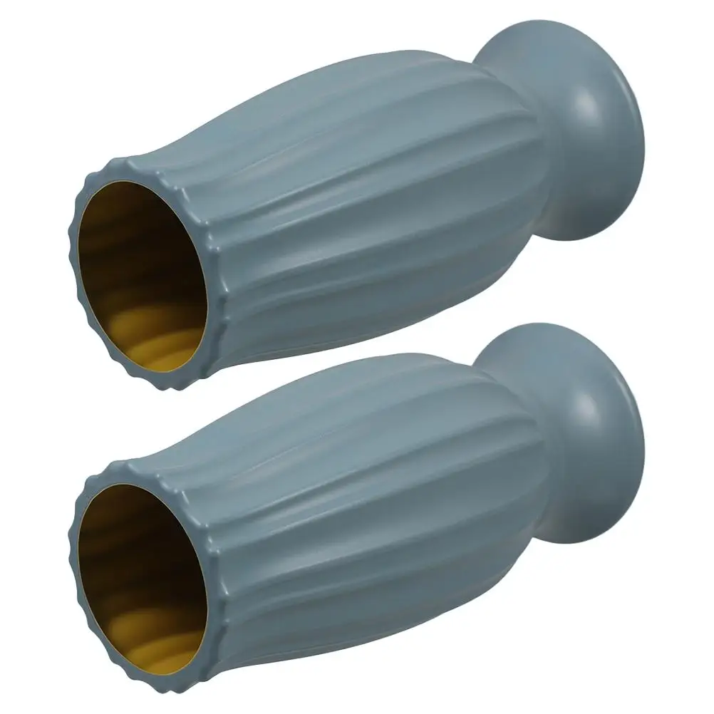 

2 Pcs Graveyard Vase Cemetery Vases for Headstones Graves Flowers Inserts Artificial Pe Holder Base