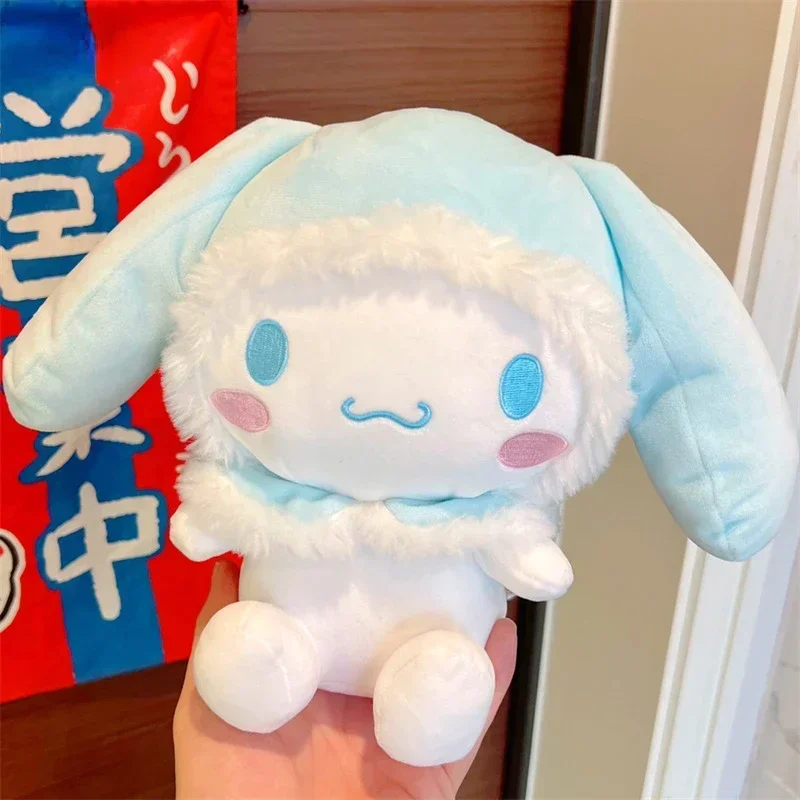 25cm Sanrio Cartoon Anime Peluche Cute Cinnamoroll Stuffed Animal Plush Doll Student Couple Kawaii Girl Gift Plushies