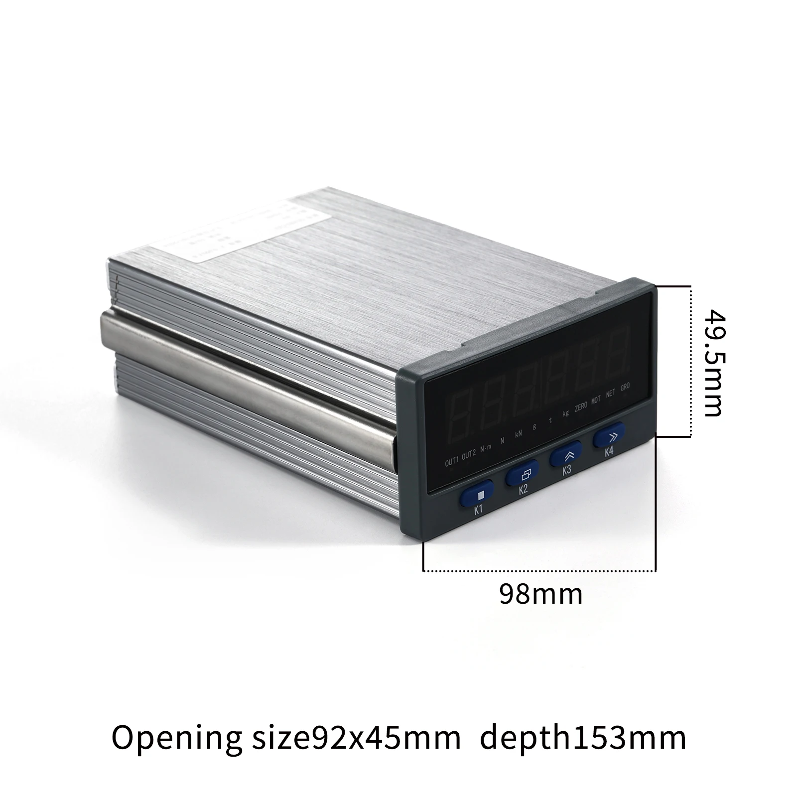 QL-HB5-C Load Cell Indicator Display Weighing Transducer Batching Trasmitter AC 100-240V IP65 485 4-20mA