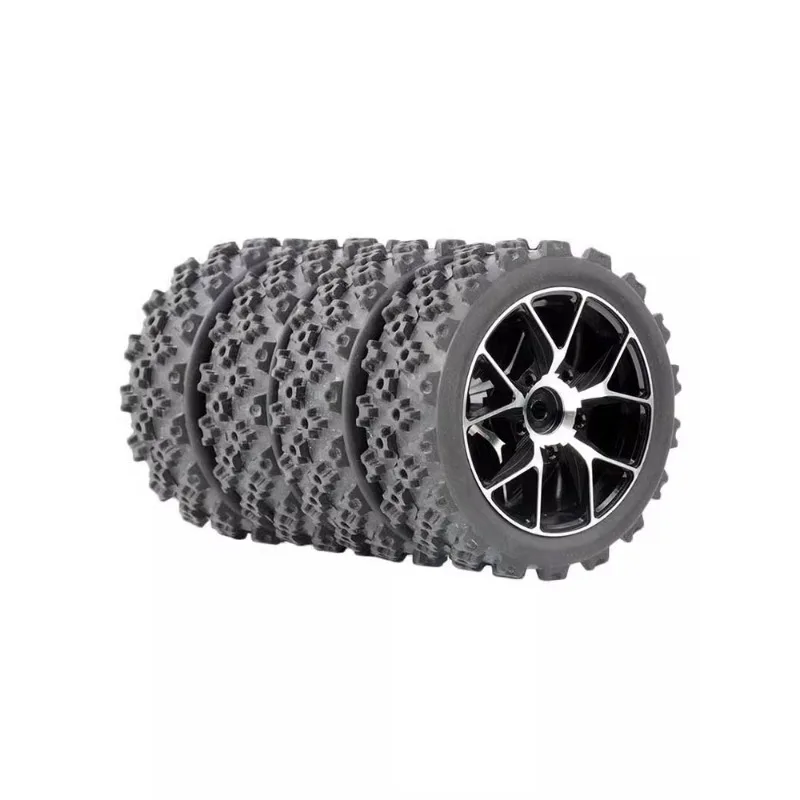 1/10 RC Racing Car Wheels Rally Tyre & On Road Tires 12mm Hex for Tamiya XV01 XV02 TA06 TT01 TT02 PTG2 144001 A959 HPI