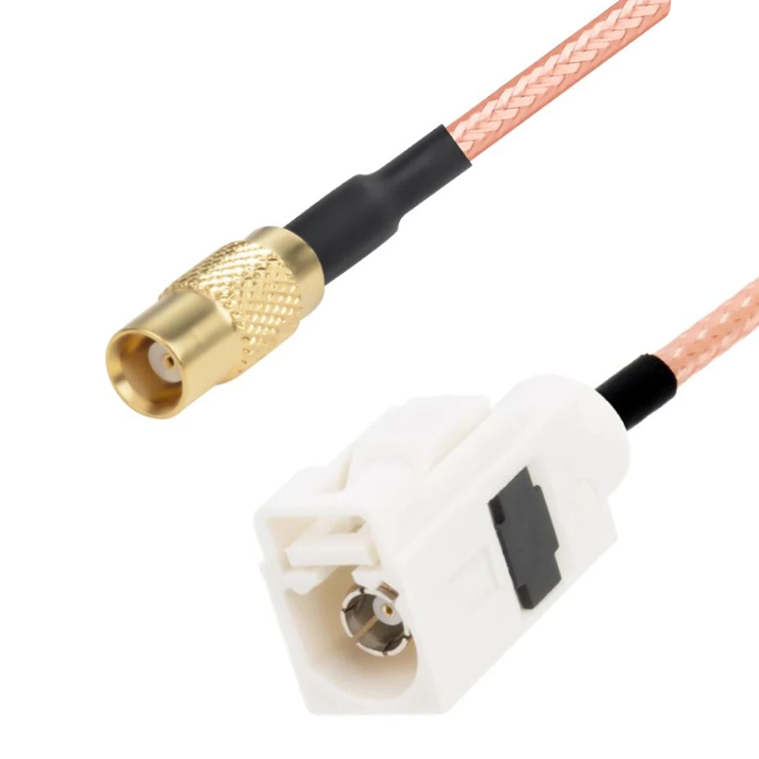 1PC Fakra B Male Female White Color To MCX Jack Plug Straight  Pigtail Cable Adapter RG316 15cm 6inch/30cm/50cm Wholesale NEW
