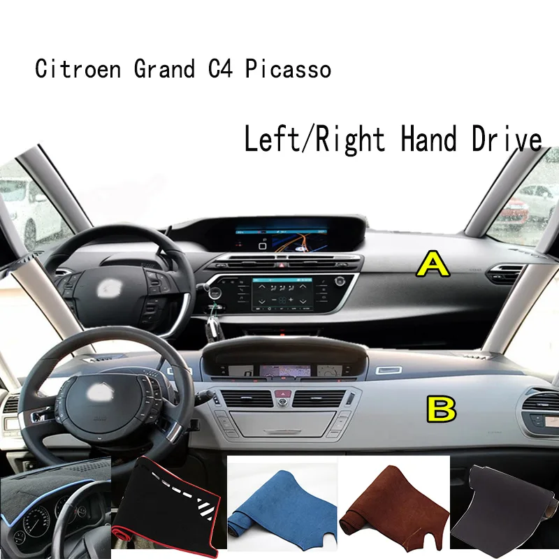 

For Citroen Grand C4 Picasso Accessories Dashboard 310S Cover Instrument Panel Dash Mat Dashmat Protective Pad