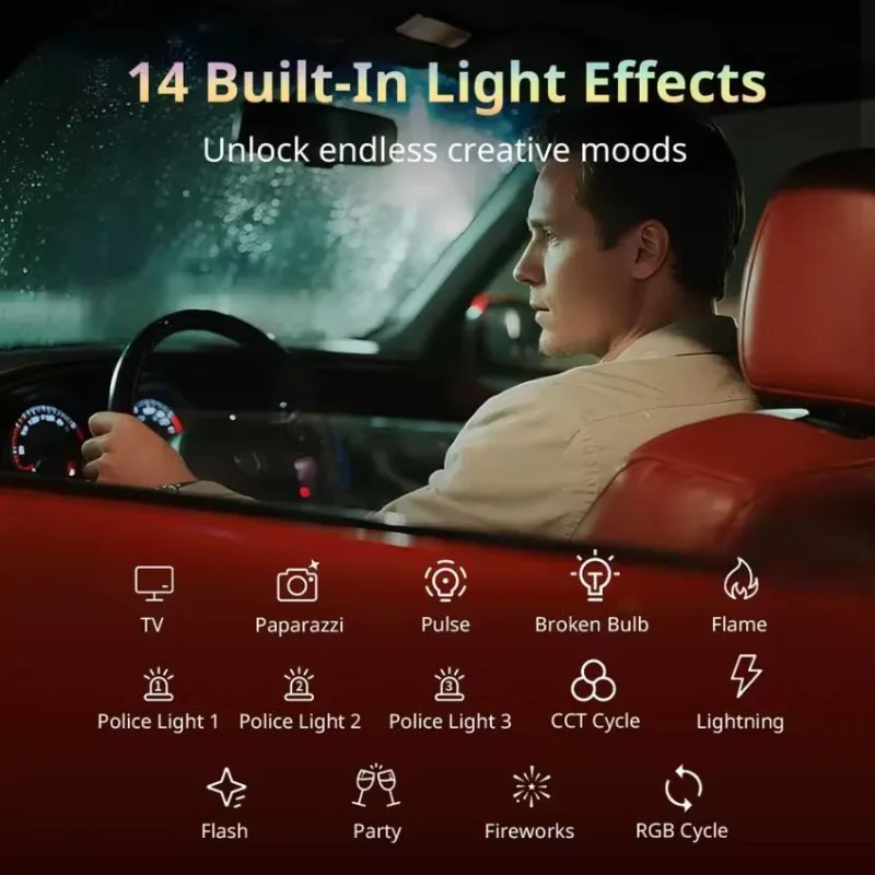 SmallRig RM 40C/25C جيب LED الفيديو الضوئي مع 4800mAh 55 دقيقة وقت التشغيل RGB الإضاءة لأوسع اللون 14 تأثيرات الإضاءة 5359 #4