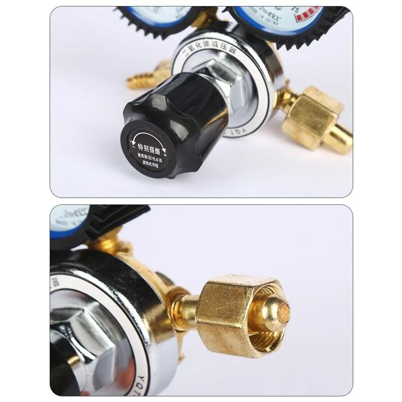 

Y1AD Argon Regulator CO2 Mig Meter Flowmeter Welding Weld Gauge Pressure Reducer