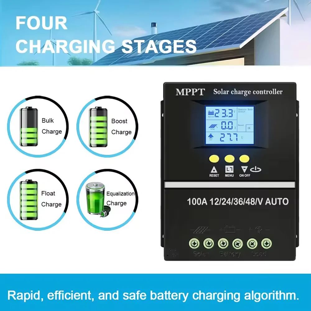 100A Mppt Solar Cha…