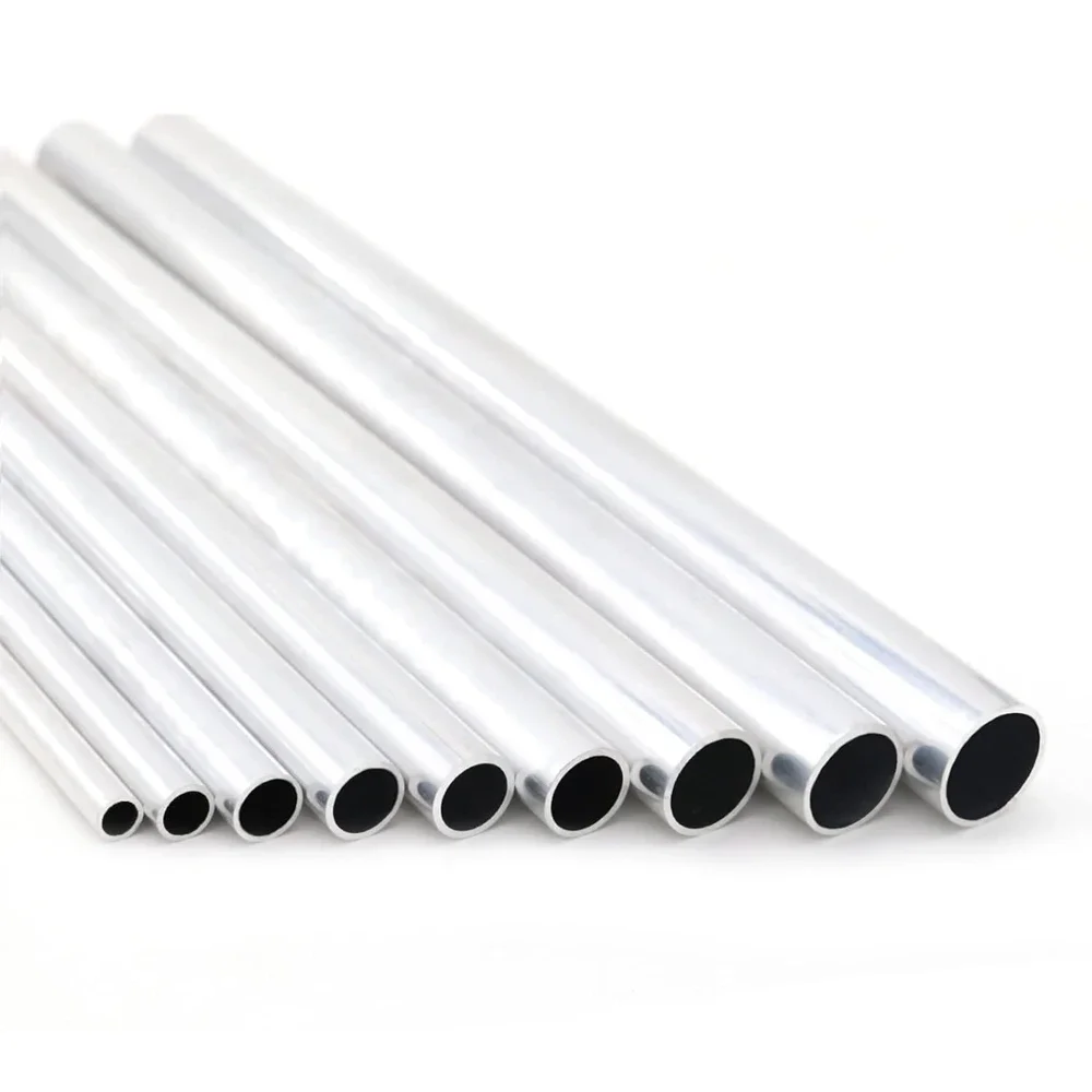 1 قطعة أنبوب ألومنيوم سميك 0.5 ~ 3 مللي متر القطر الخارجي 5-20 مللي متر القطر الداخلي 3 ~ 18 مللي متر مستقيم 200-500 مللي متر طويل 6063 أنبوب سبائك الألومنيوم