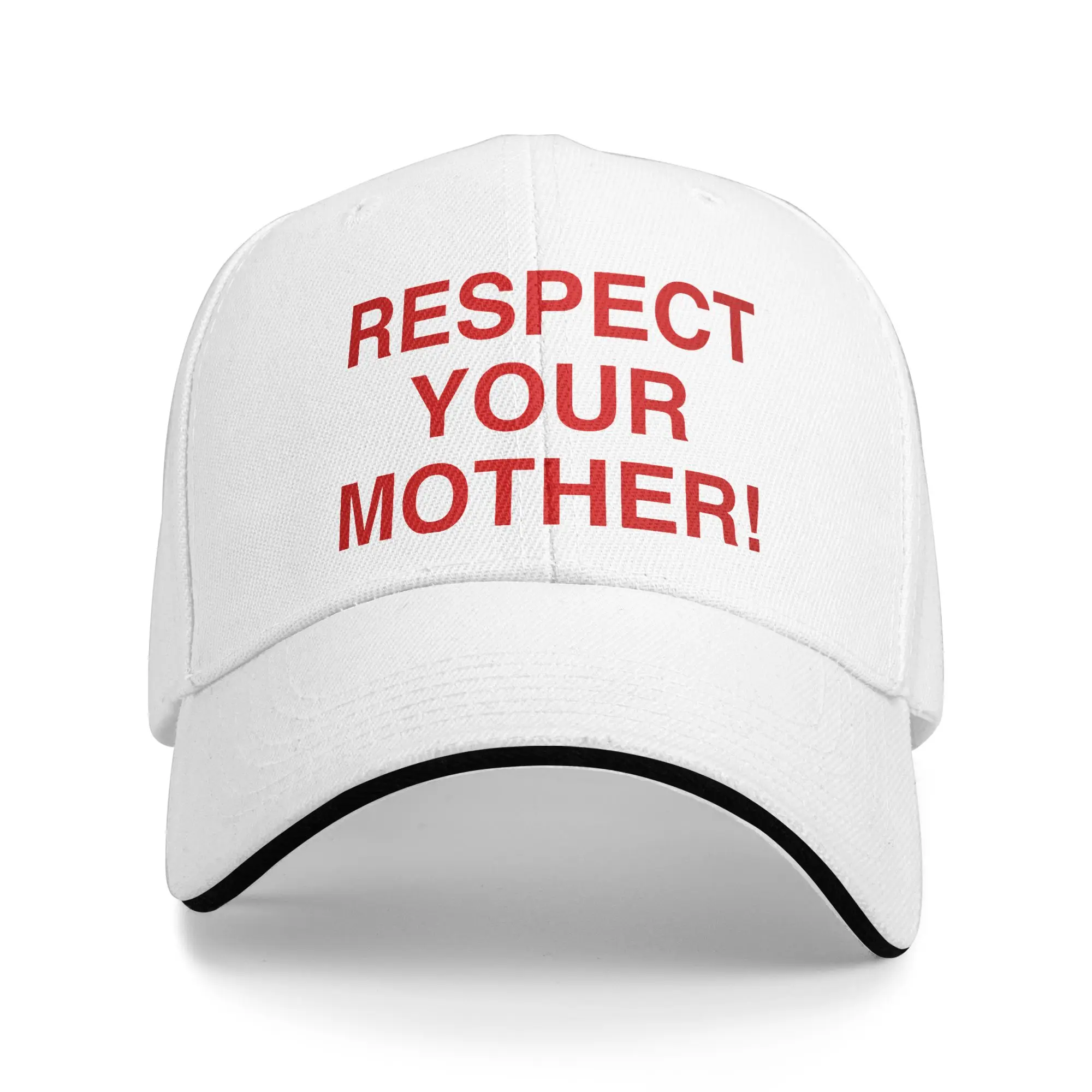 Respect Your Mother Harrys Styles Red  Baseball Caps Casual  Sandwich Hats for Men Women Adjustable Dad Hat Outdoor