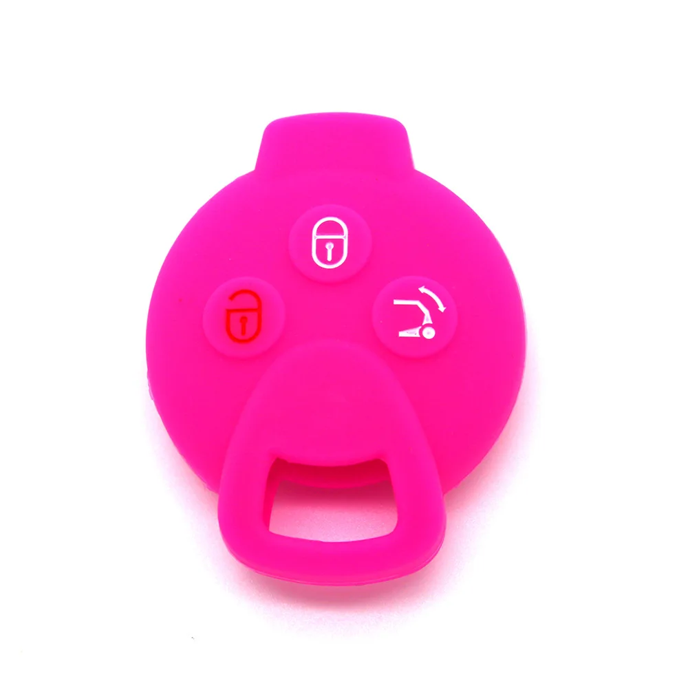 

Suitable for Mercedes-Benz Smart 3-Button Smart Silicone Key Cover Key Bag Elf Car Remote Control Protective Cover