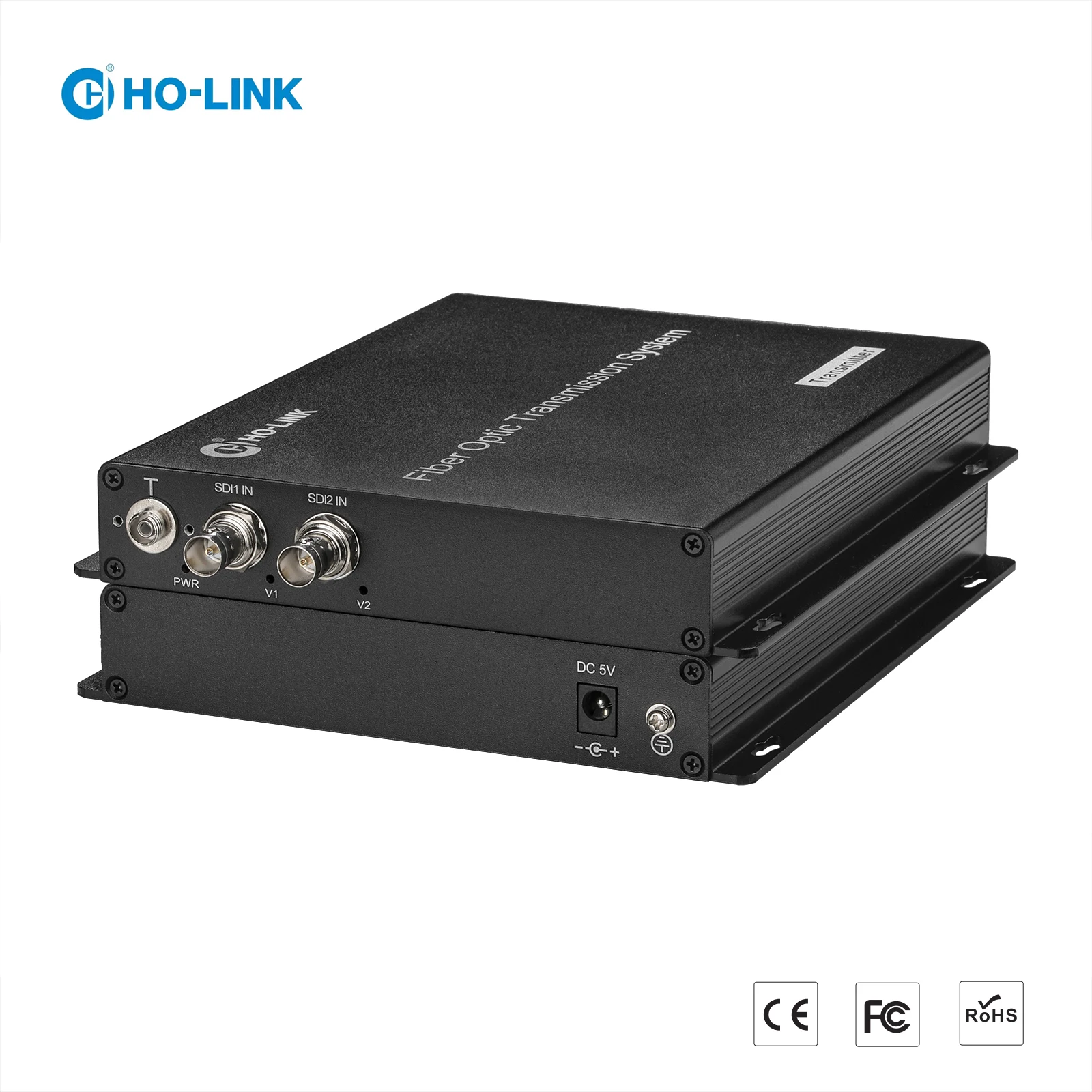 2 CH 3G SDI Fiber Converter Single Mode FC Connector 20KM hd sdi video over fiber extender transmitter receiver