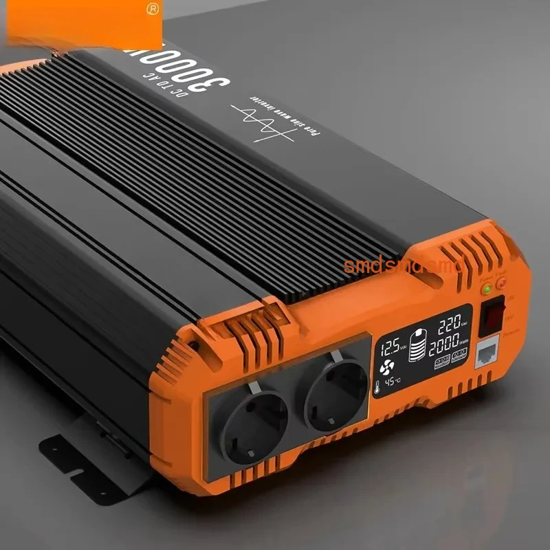FCHAO Pure Sine Wave Inverter 3000W 12V 24V 48V to 220V 230Vac Power Inverter Car Home Camping RV not contain Remote control Kit
