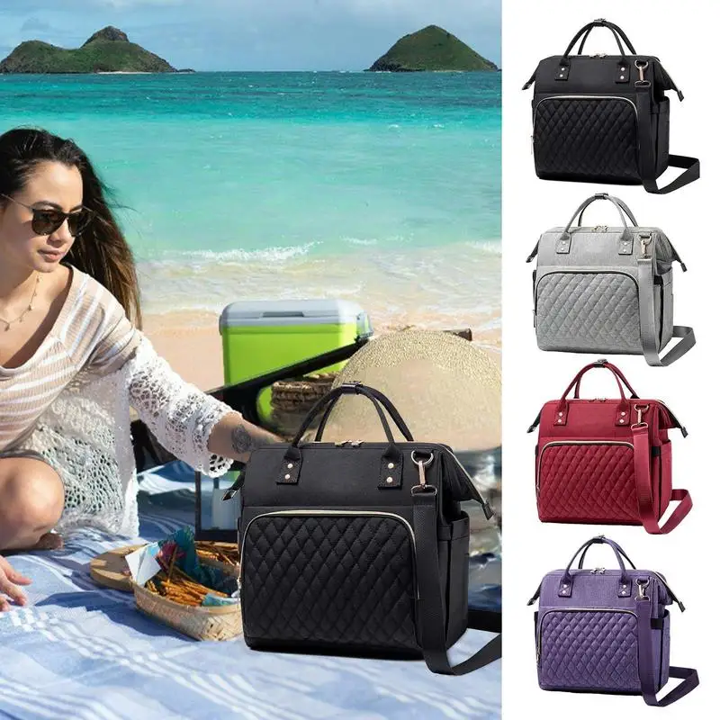 

Insulated Lunch Bags For Women Leakproof Reusable Waterproof Lunch Tote Travel Tote For School Baseball Parties Market Beach