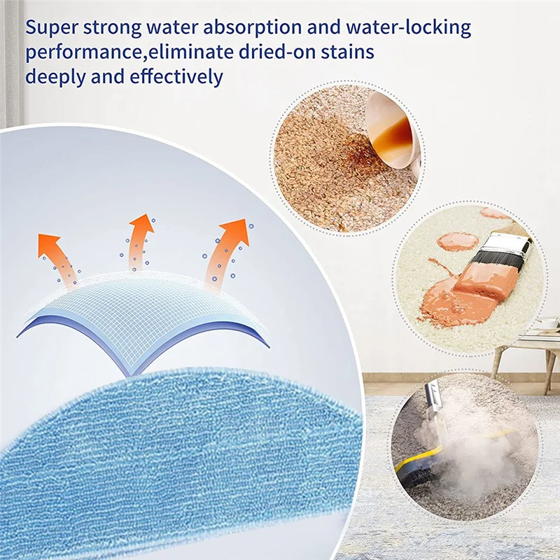 A02V-เปลี่ยนMop PadสําหรับNeatsvor X500 Pro/X500/X520/X600/X600 Pro T8 M1 Ikhosสร้างNetbot S15 S14 Tesvor X500 M1 S6 S4 Va