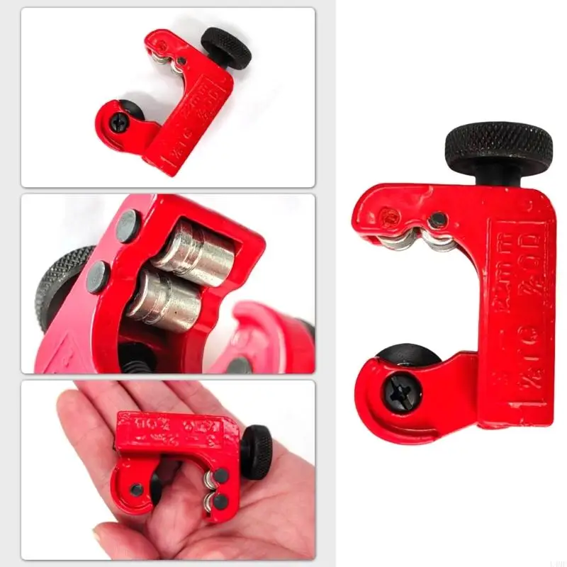 Mini cortador tubo acero inoxidable mano Herramienta corte tubería metal 3-22 mm para proyectos y L4MF