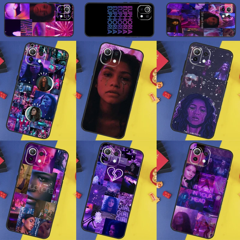 Coque TV américaine Euphoria Zendaya Rue, pour Xiaomi 13T 11T 12T 14T Pro 13 14 15 Ultra POCO X7 Pro X3 X5 X6 F5 F6 M6 Pro