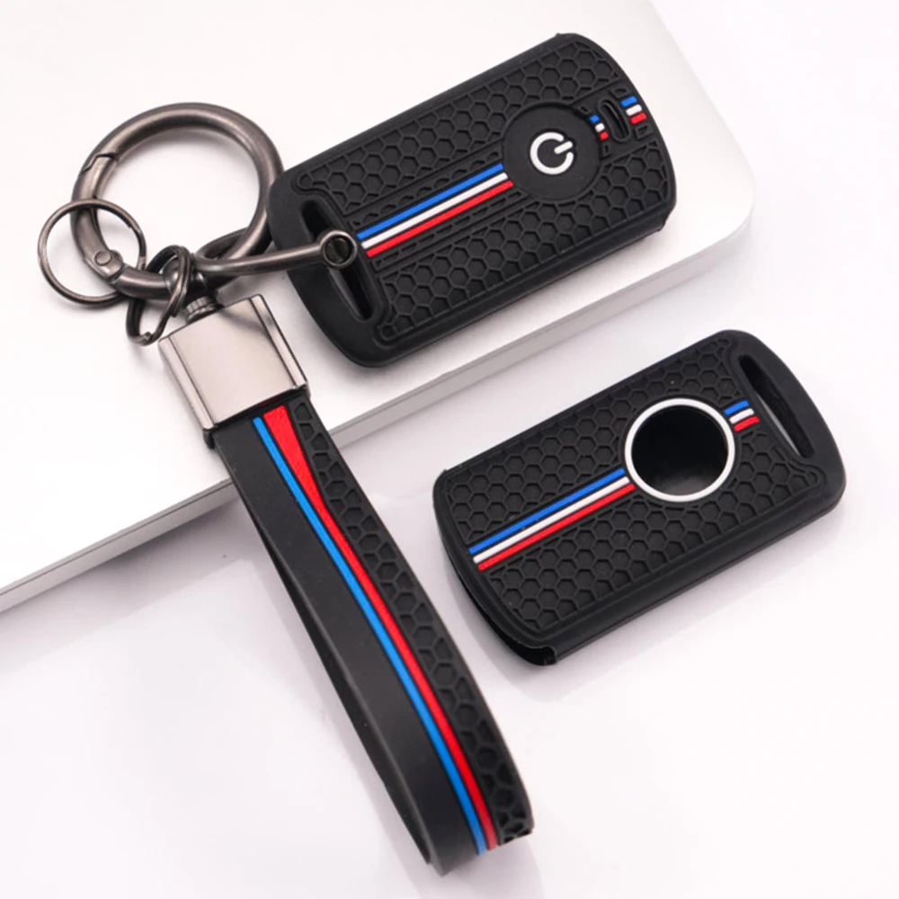 Protective Key Cover With Lanyard For Honda PCX ADV Forza NSS Vario Click Scoopy High Quality Comfortable Grip Protector Stylish