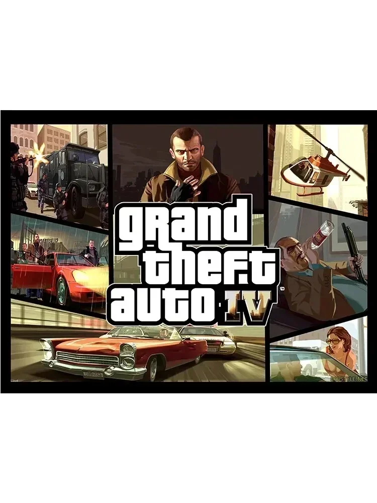 GTA 5 جدار صورة طباعة مثالية سرقة كبيرة السيارات لعبة فيديو المشارك قماش اللوحة للاعبين الحديثة غرفة المعيشة ديكور المنزل
