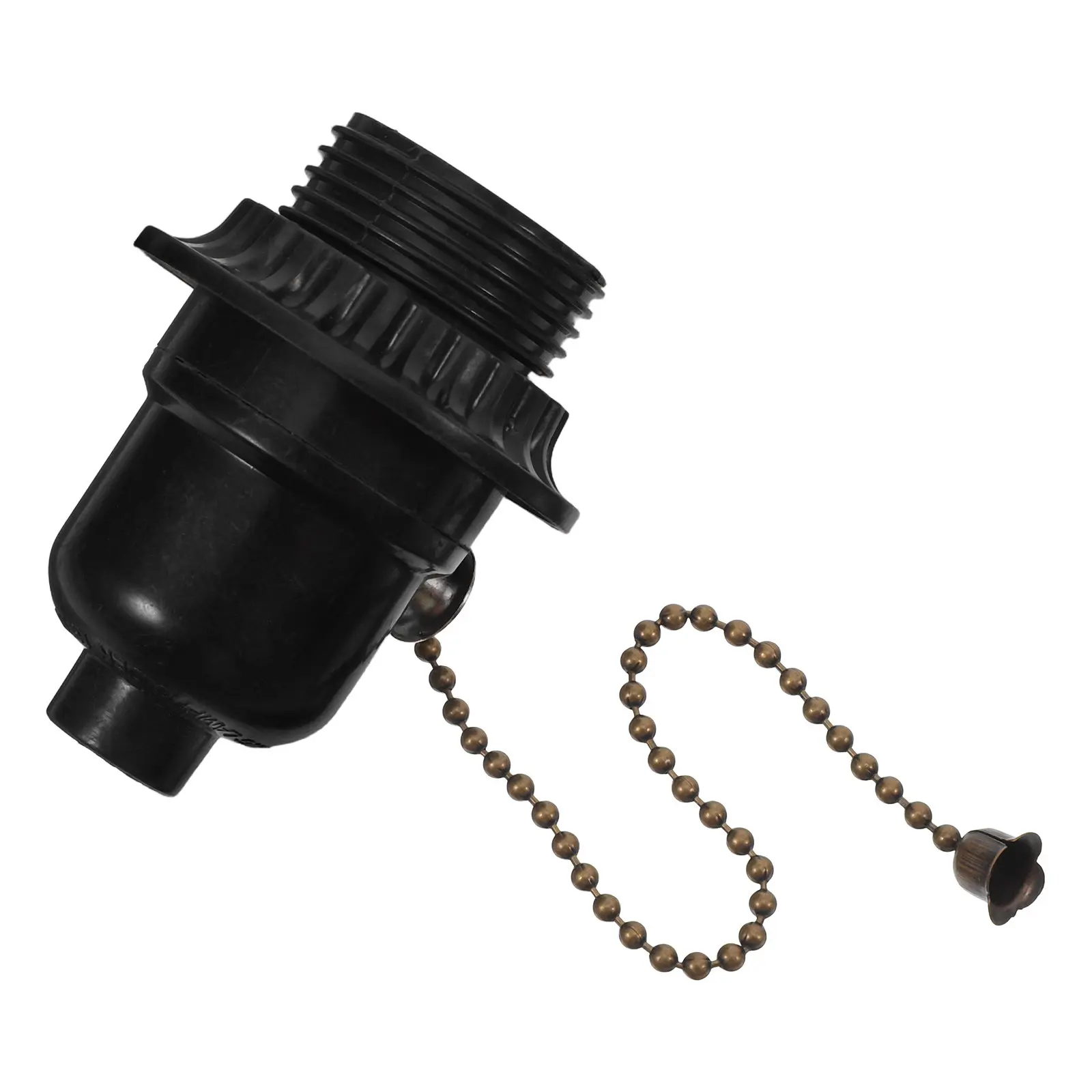 

E26 Pull Chain Lamp Socket Black Vintage Light Bulb Socket Replacement Retro Table Floor Lamp Parts Pull String Light Fixture