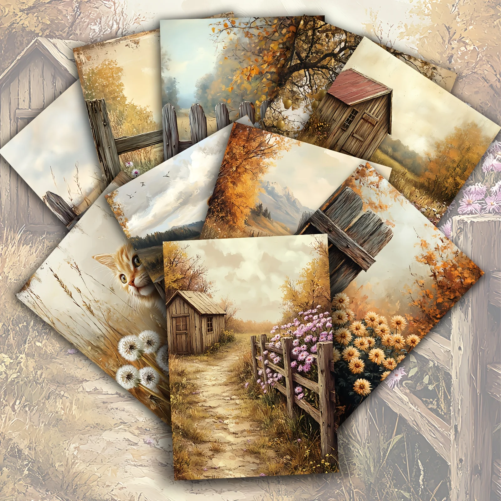 20 cartoline vintage a tema au - Art And Craft Autumn recensione e prezzo