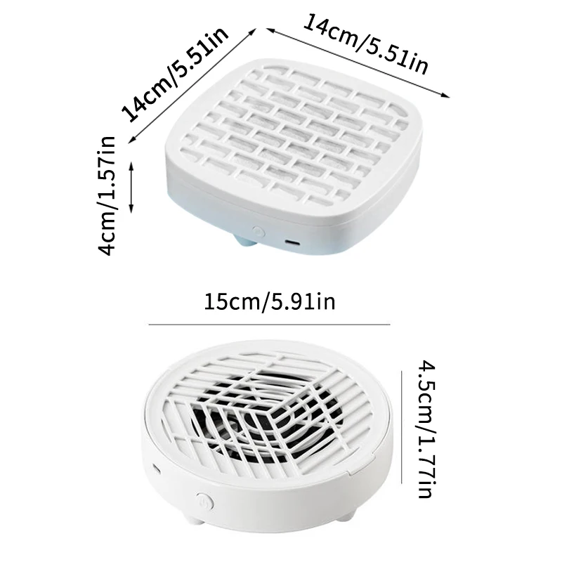 Aspirateur à ongles professionnel USB, collecteur d'aspiration de poussière, plumeau à ongles en Gel muet pour équipement de Salon de Nail Art, filtre amovible