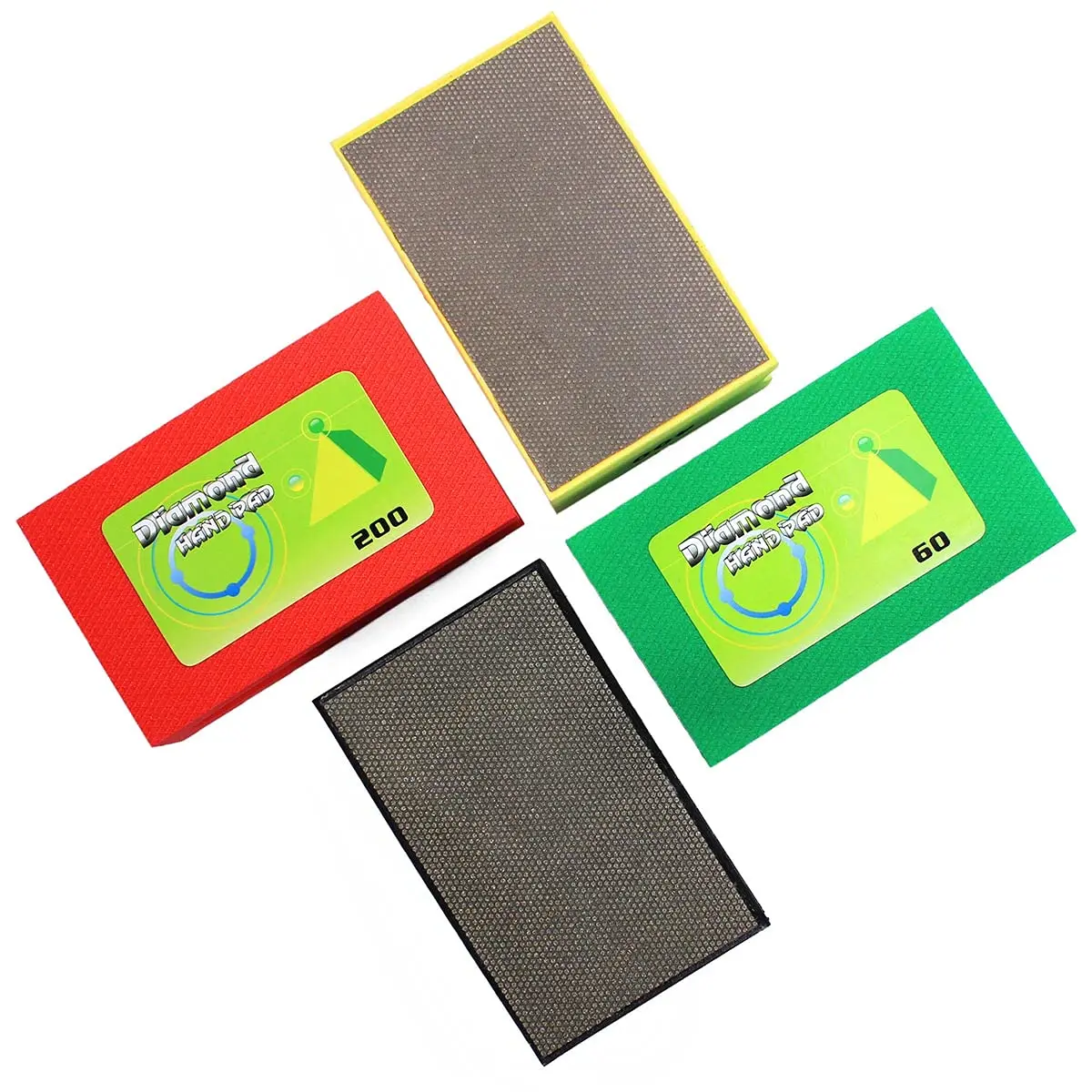 

4-Piece Diamond Polishing Pads for Tile, Granite, Marble, Concrete, Porcelain, Stone, Glass & Ceramic