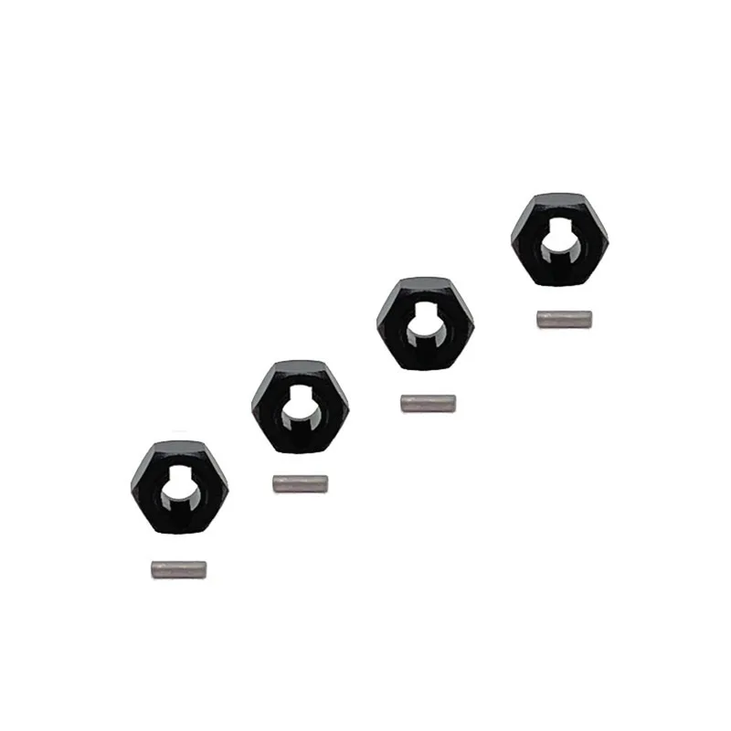 Buje hexagonal de rueda de 7mm para WLtoys 244016 LOSI Micro-B 1/24 RC coche Metal actualización OP accesorios Kit de piezas