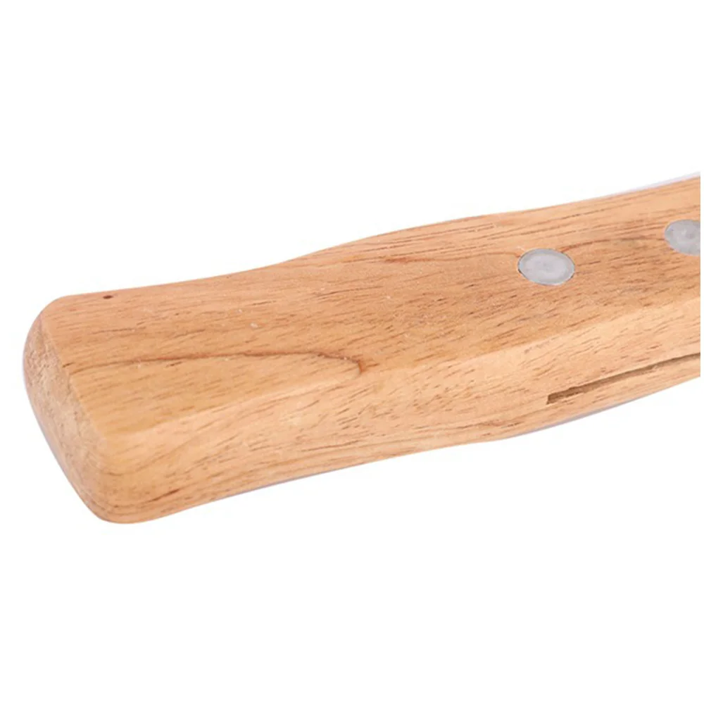 

ABAZJ 1Pcs Ceiling Install Spatula Scoop with Wooden Handle Stretch Ceiling Film Shovel Accessories for Welding Harpoon, Large