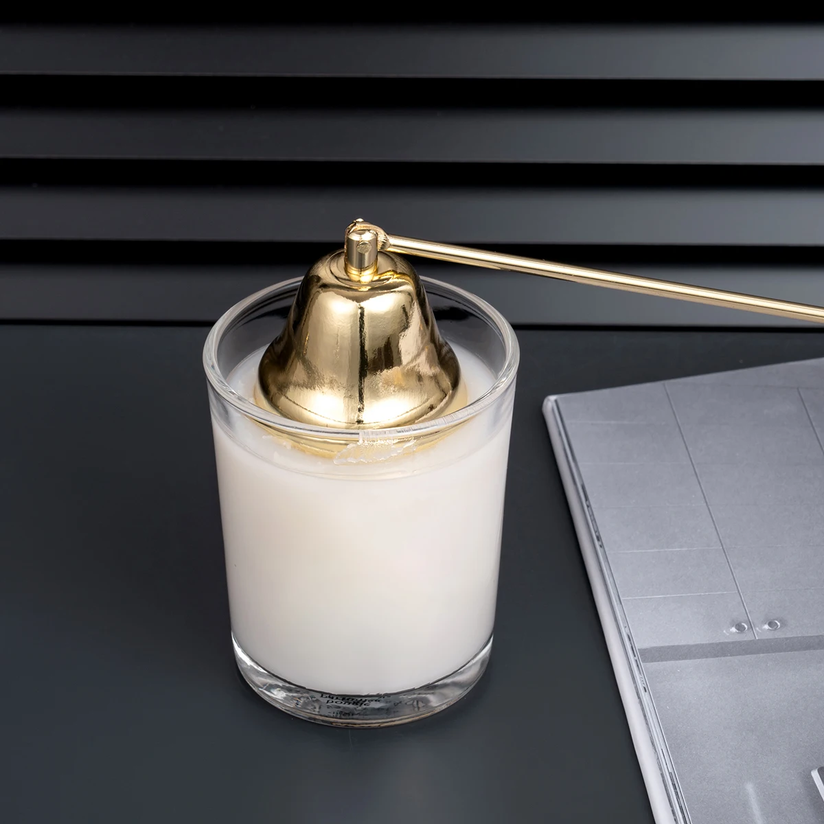 3PCS Wick Trimmer Home Care Set di strumenti per candele moderne Vassoio antiruggine Amanti Regalo Snuffer Accessori portatili in acciaio inossidabile