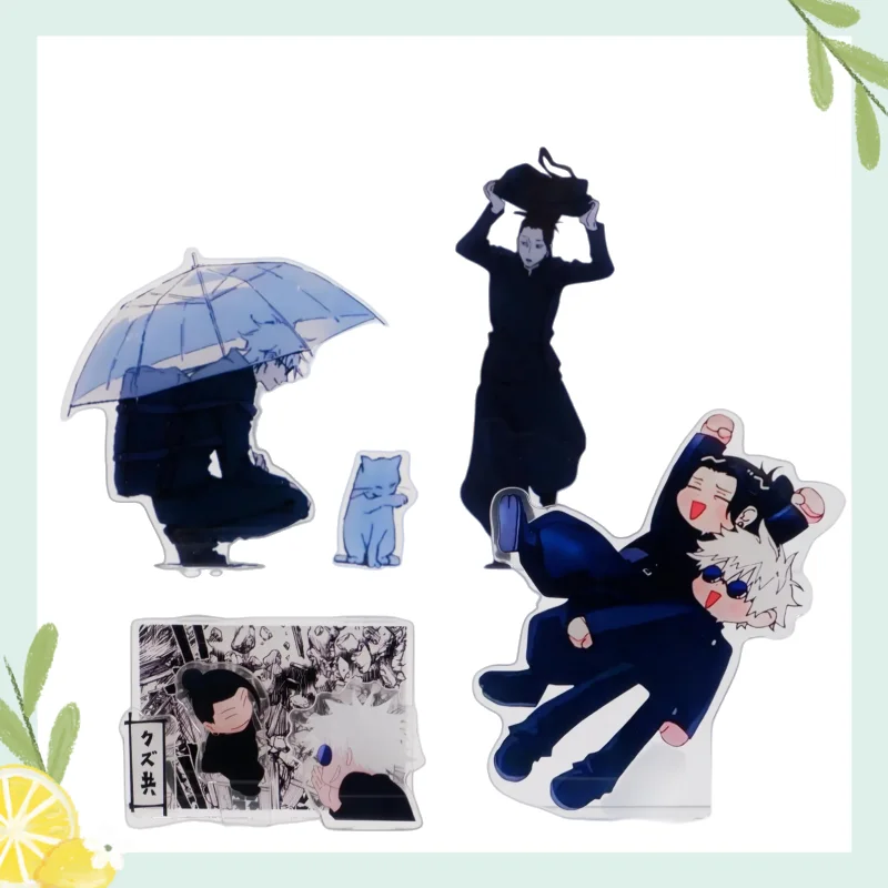 

Акриловые стенды 15 см в стиле додзинси для пары ДжоДжо и Сатору Гето (JJK), акриловый настольный декор, аниме-сувенир, подарок