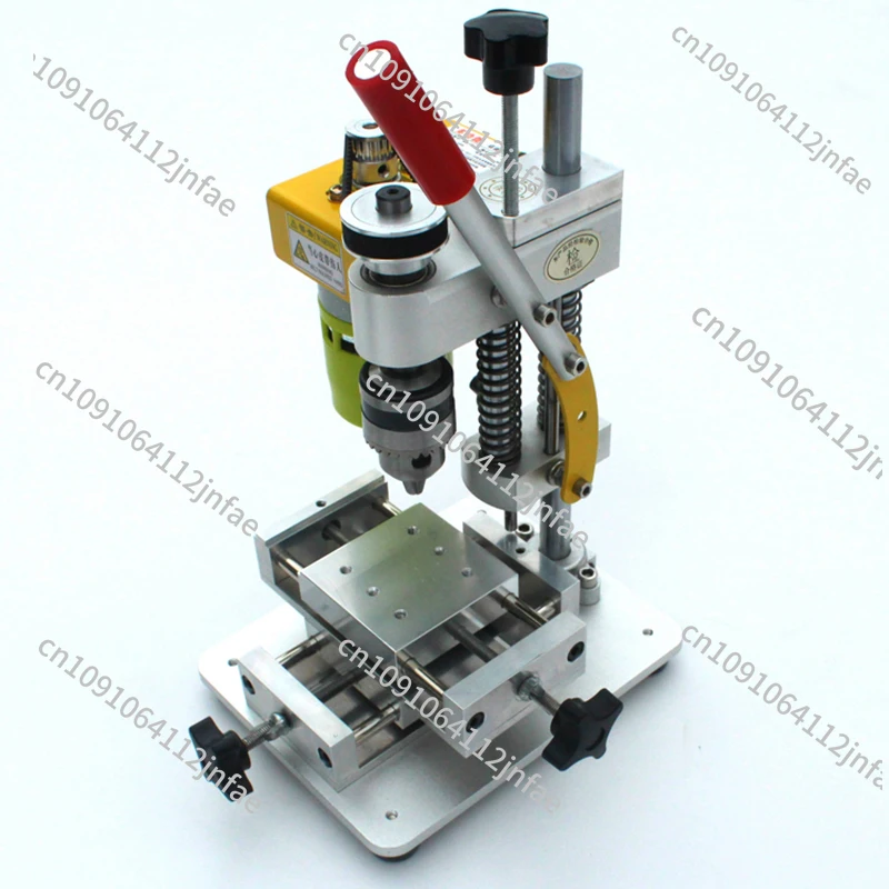 

2024 Professional Mini Drill Press Machine, High-Precision Portable Benchtop CNC Drill for Metal/Wood, 795 Motor & B10 Chuck