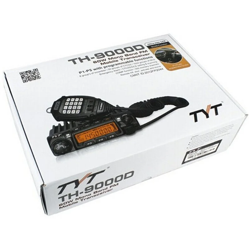 10pcs Original TYT TH-9000D VHF 136-174MHz 45W 200CH DTMF 8 Group's Scrambler Mobile Car Radio