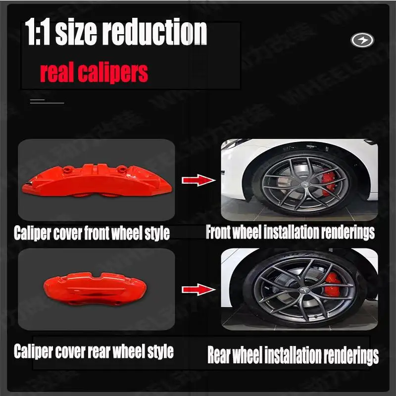 for  Tesla model y high-performance caliper cover, brake caliper decorative frame, customizable color