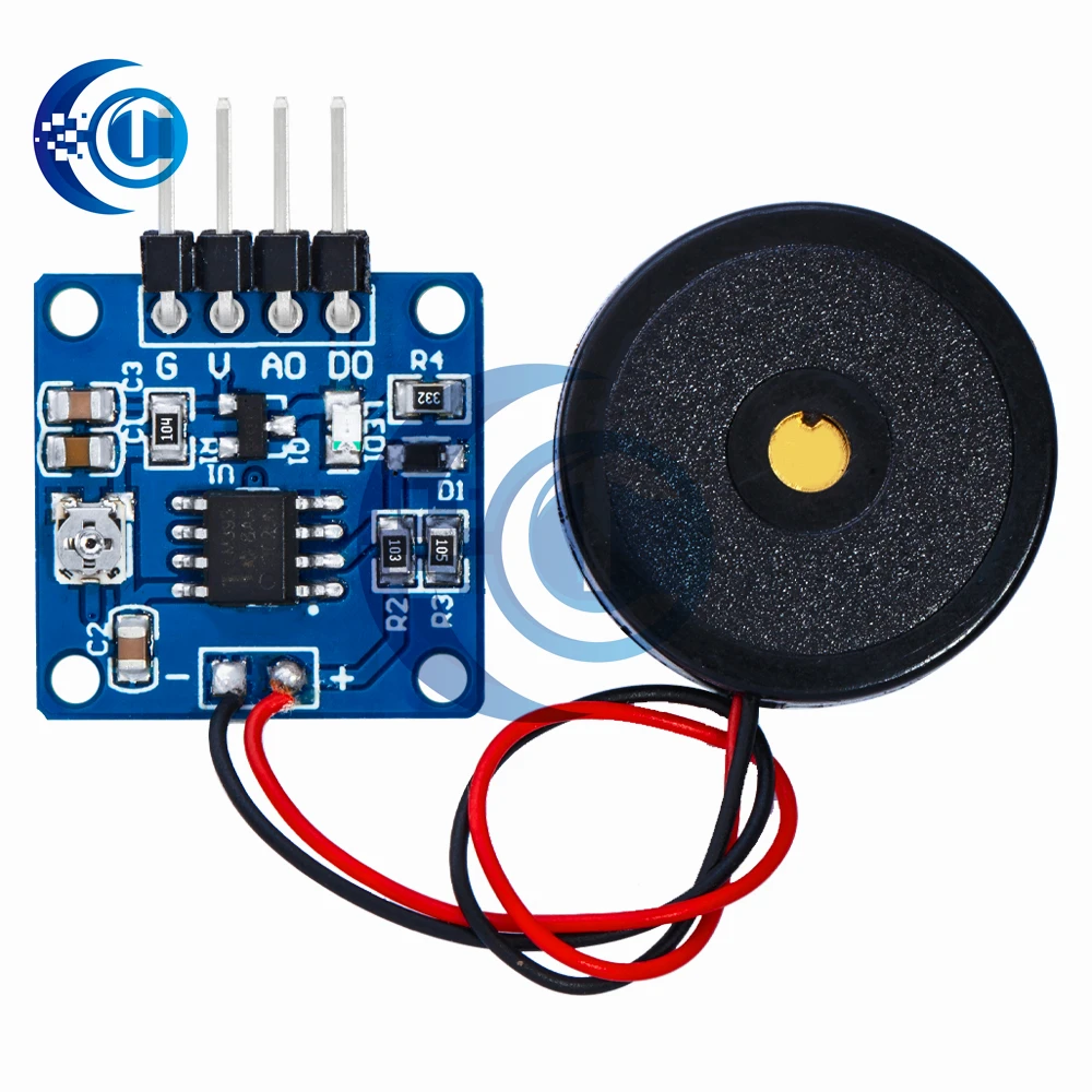 5V Piezoelectric Film Vibration Sensor Switch Module TTL Level Output For Arduino