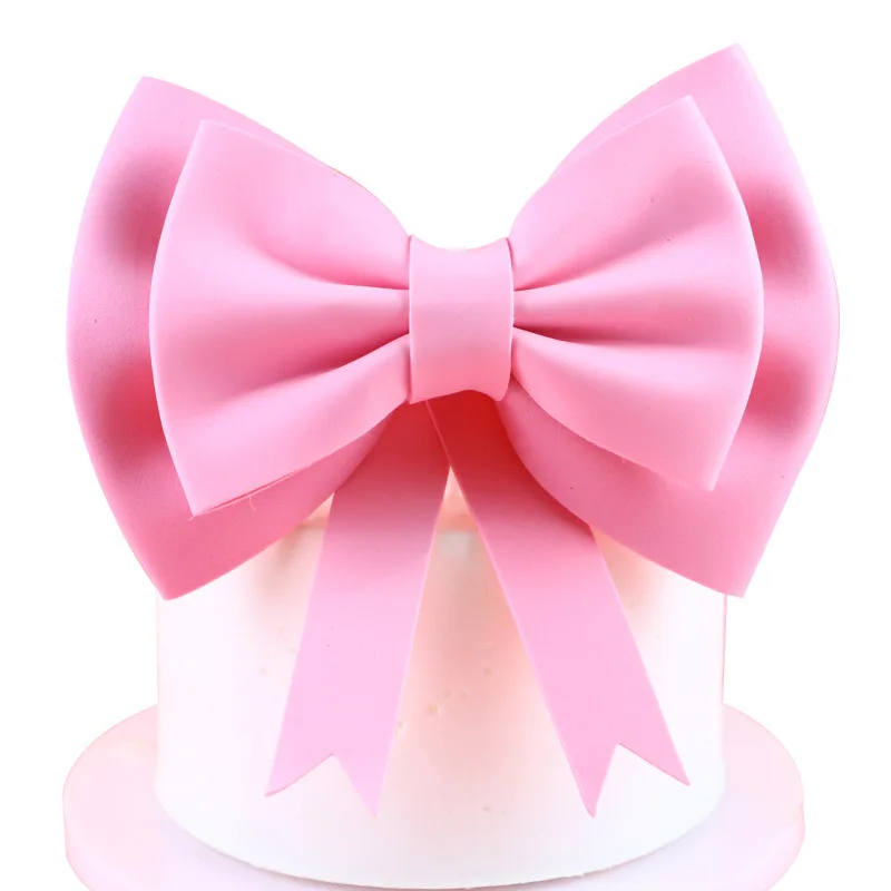 EVA Birthday Bowknot Cake Topper, Decorating Tool, Ins Wedding Cake, Dessert Table, Baking Decoration Tie Supplies, Accessories