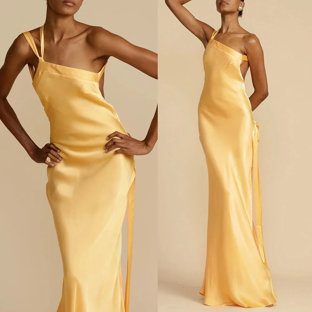 Para uso diário vestido maxi feminino casual evento esfregando comprimento perfeito para festas tecido de poliéster design sem mangas