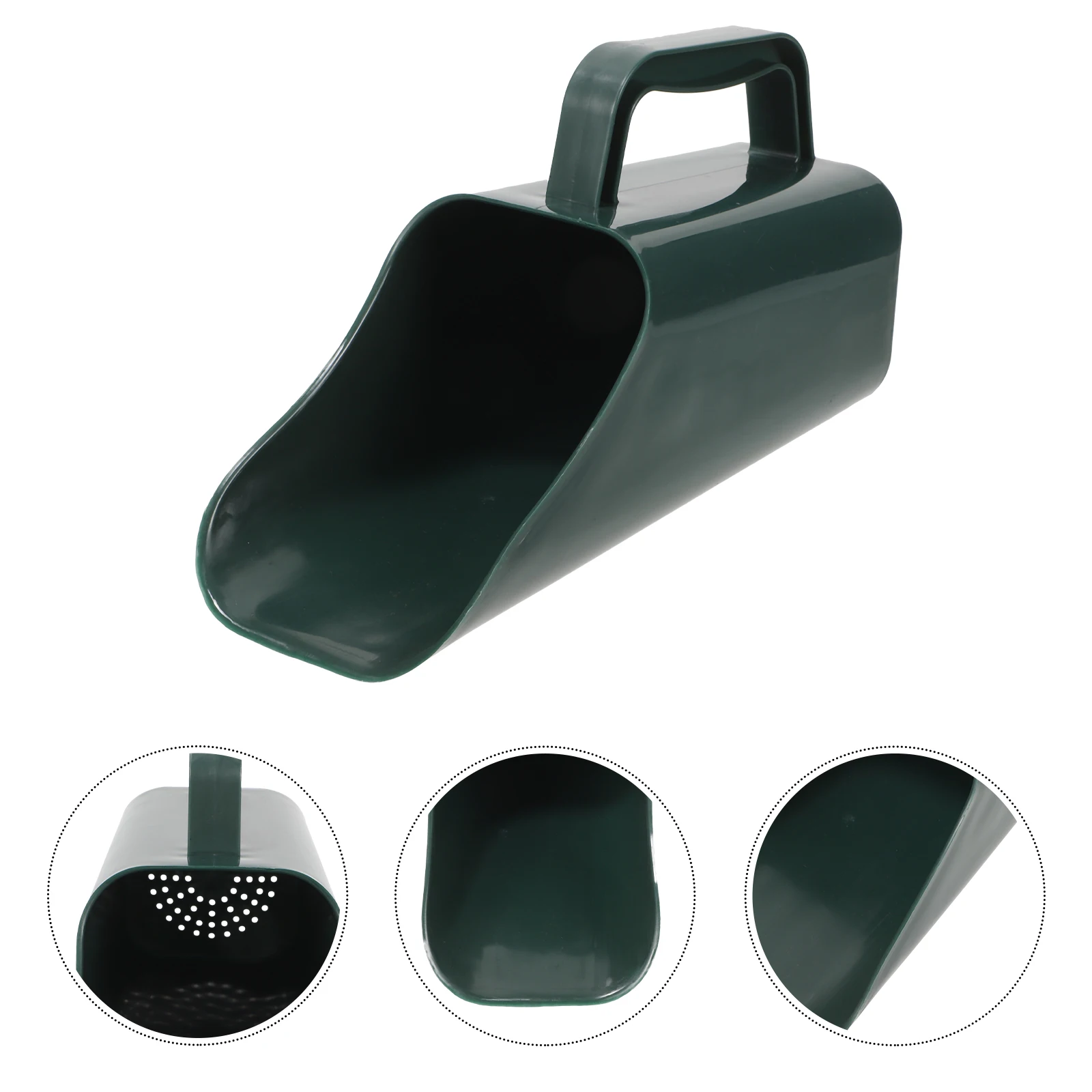 Paletta per terreno da giardino Paletta a mano in plastica resistente per piantare bonsai Succulente Secchio riutilizzabile Strumento Pala Palette Giardinaggio