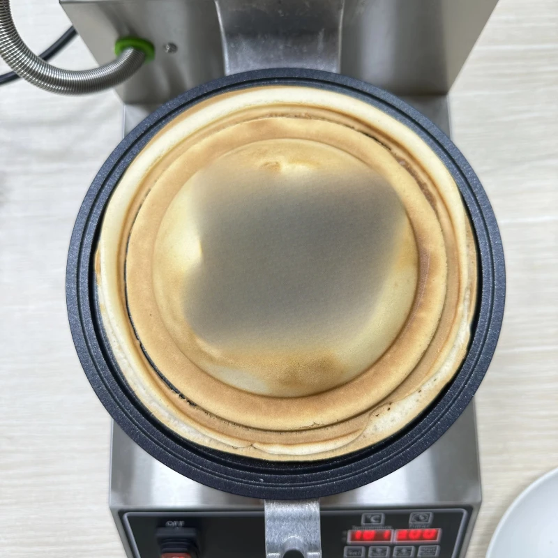 

Small business ufo burger making machine, customized oversized mold logo pattern burger machine