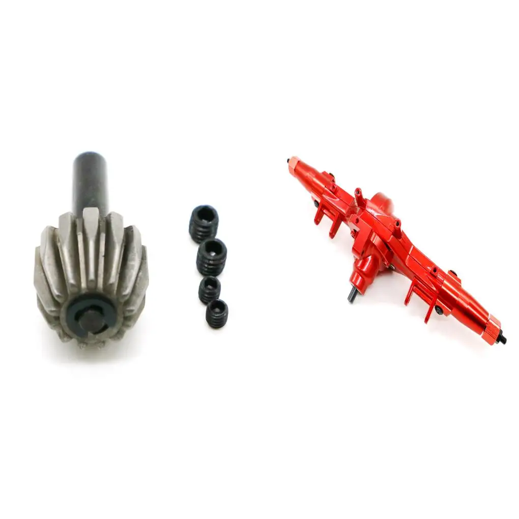 RCGOFOLLOW 1pcs Steel Hardened Gear For 1 10 Rc Gear HSP 94180 RC Car Part RC Car Accessories Replacement Parts Red