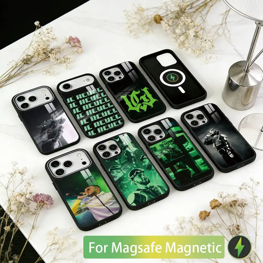 

J-JC R-Reyes JC REYES Phone Case For iPhone17,16,15,14,13,12,11 Plus,Pro Magnetic For Magsafe Wireless Charging