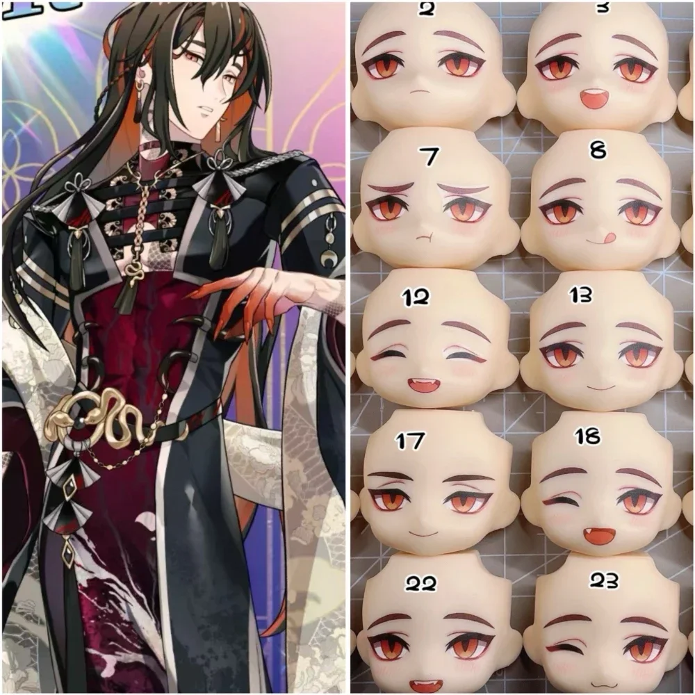 

Yakumo Ob11 Face Nu Carnival BJD Clay Man YMY 1/12 кукла лицо ручной работы водная наклейка аниме игры игрушки аксессуары