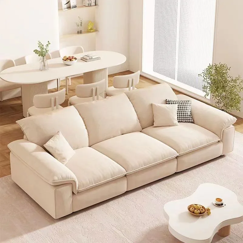 

Glamour Nordic Style Living Room Sofas Filler Minimalistic Lazy Luxury Puffs Sofa Chaise Lounge Divani Da Soggiorno Furniture