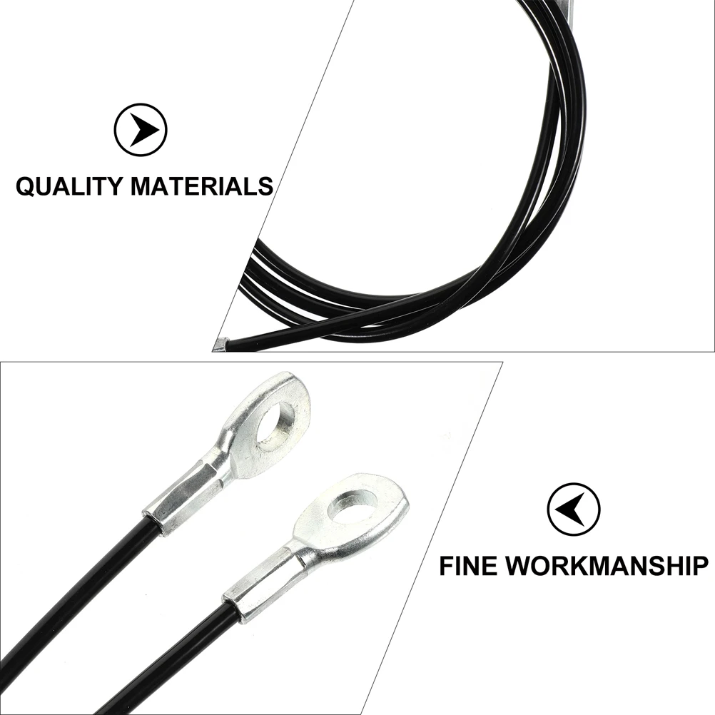 

2pcs Fitness Equipment Wire Rope Cables PU Gym Attachments Multi-Function Pulley Sturdy Replacement Parts Home Workout