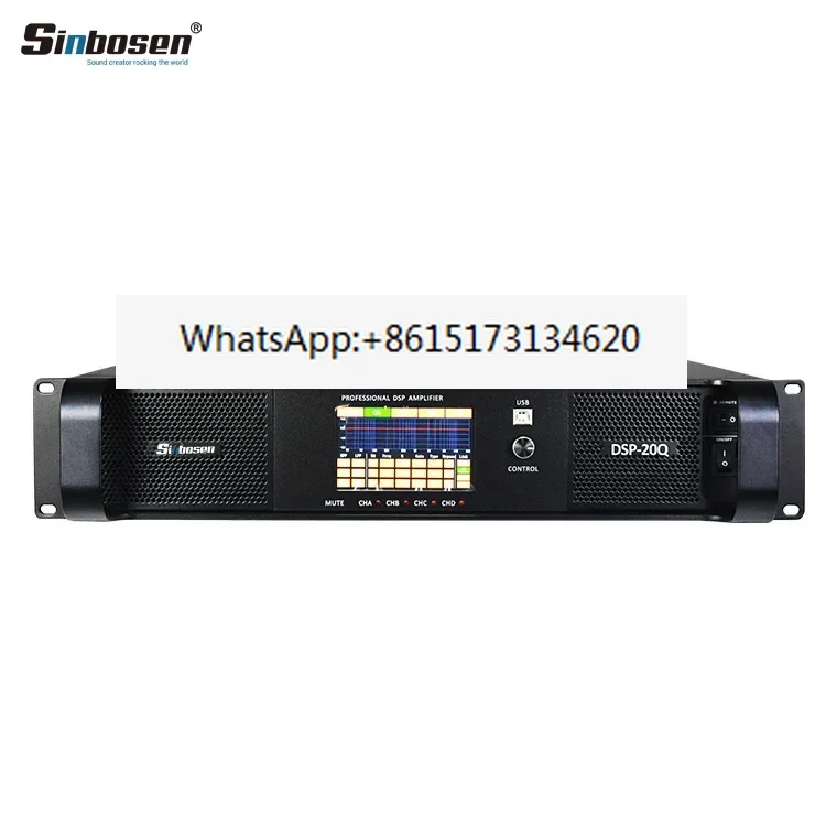 DSP-20Q 2200w class td sound karaoke dsp amplifier 4 channel professional