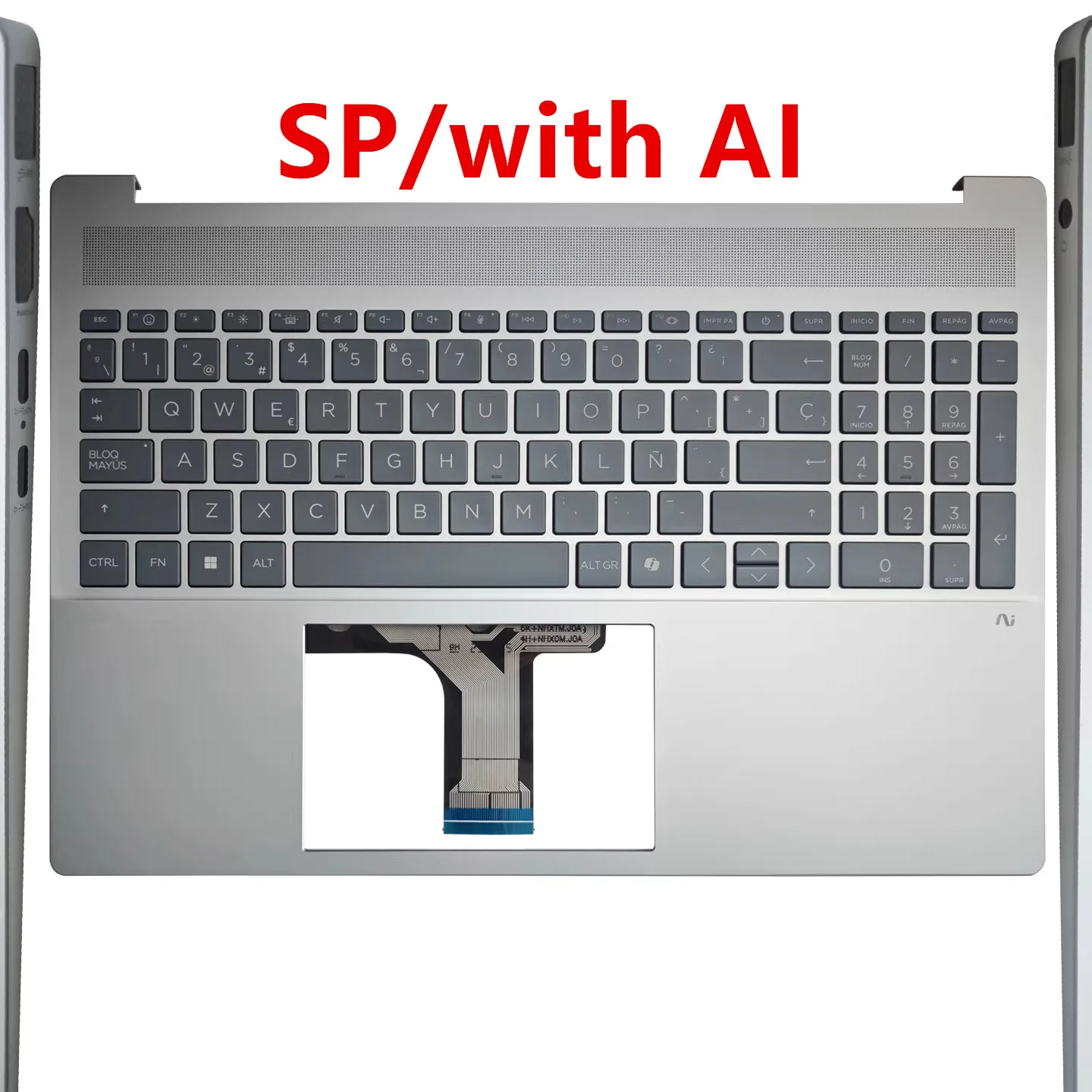 Voor HP OmniBook 5 16-AF 16-AG 16-BC Laptop LCD Back Cover Top Case/Palmsteun Hoofdletters met Backlit SP/US toetsenbord