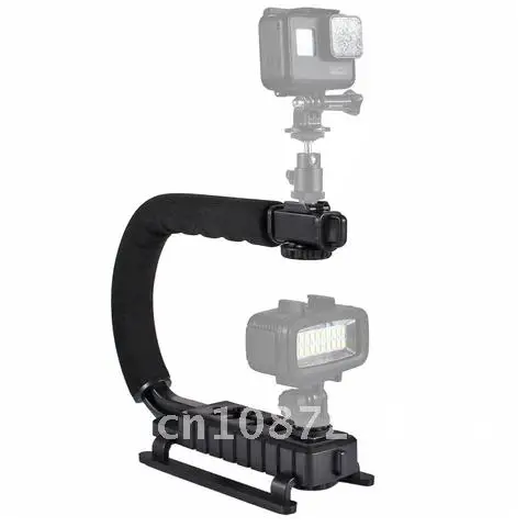 Camera Stabilizer Handheld U/C C Shape Bracket Steadicam Shoe Mounts for Gopro Xiaomi Yi Sjcam DSLR SLR Canon Nikon