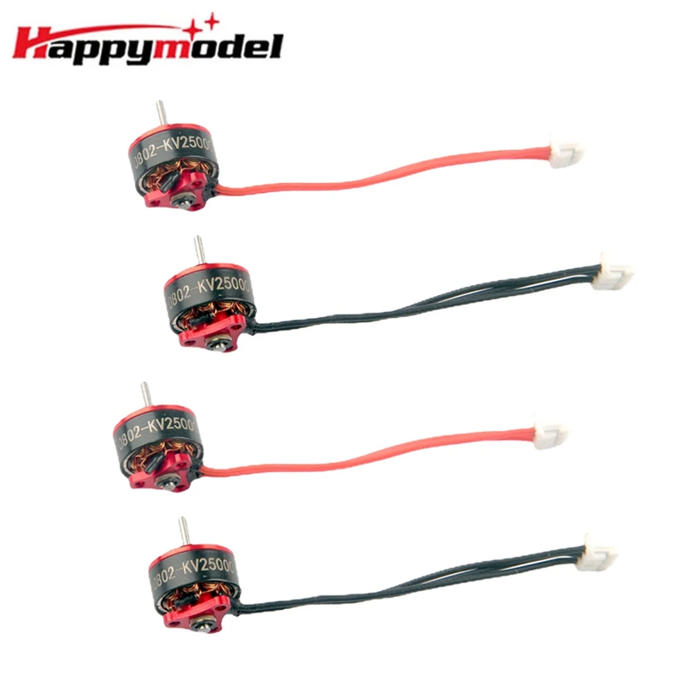 Happymodel SE0802 14000KV 16000KV 19000KV 22000KV 25000KV Brushless Motor 0.8/1mm Shaft 1-2S for RC Mobula6/7 Snapper7 FPV Drone