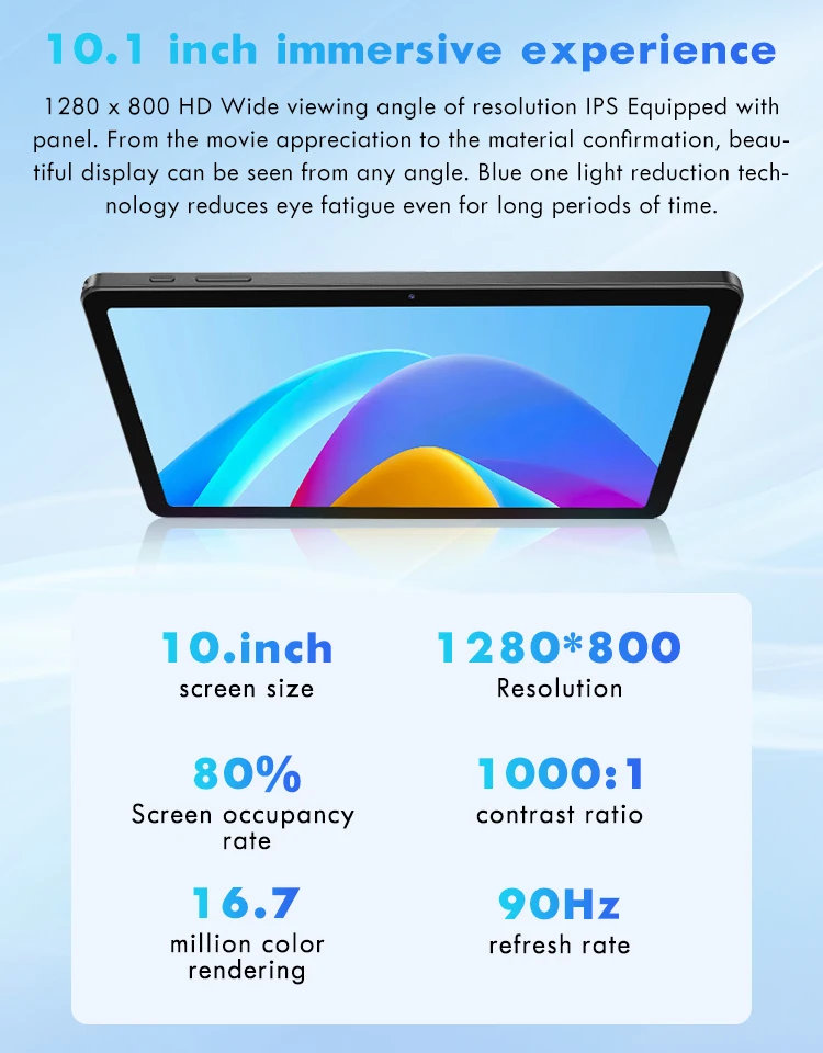 Global Version Philips T7305 AI Tablet 10.1' 12GB(+8GB Virtual RAM) 128GB 4G LTE Unisoc T606 5000mAh L1 Wifi Android 16 Tablets