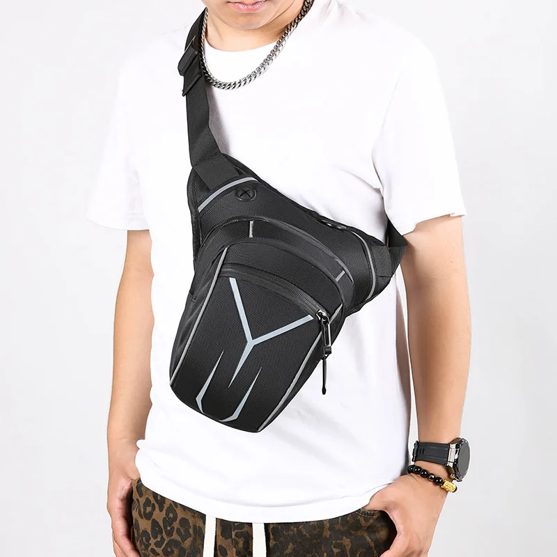 

Outdoor sports cycling crossbody bag, multi-functional, large-capacity, lightweight and multi-pocket leg bag