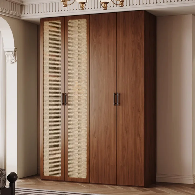 

Drawers Luxury Rattan Closet Tall Portable Handle Girls 2024 Storage Wardrobe Open Bedroom Teen Guarda Roupas Bedroom Furniture